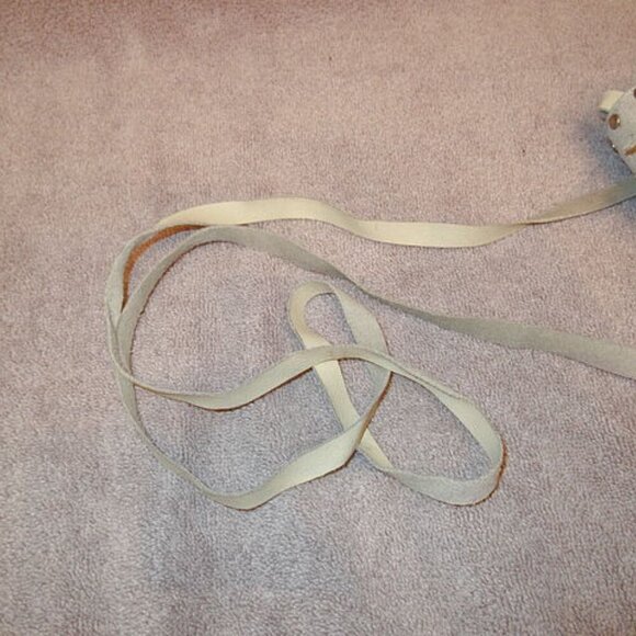 Native American Leather Medicine Bag Purse Beaded Tribal Crossbody Conchos Boho - Picture 10 of 12